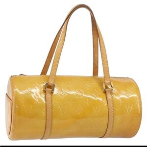 Louis Vuitton Beige Monogram Vernis Papillon Bag